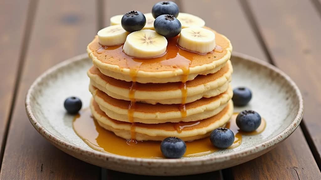 Panquecas de Banana e Aveia