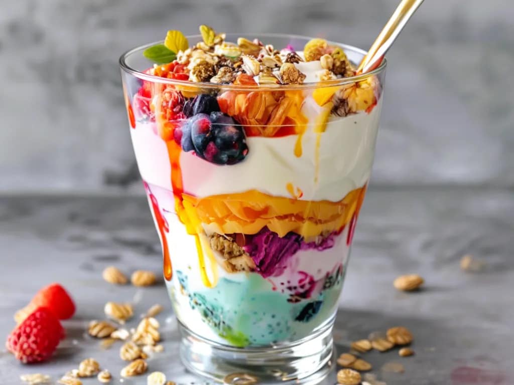 Parfait de Iogurte com Granola